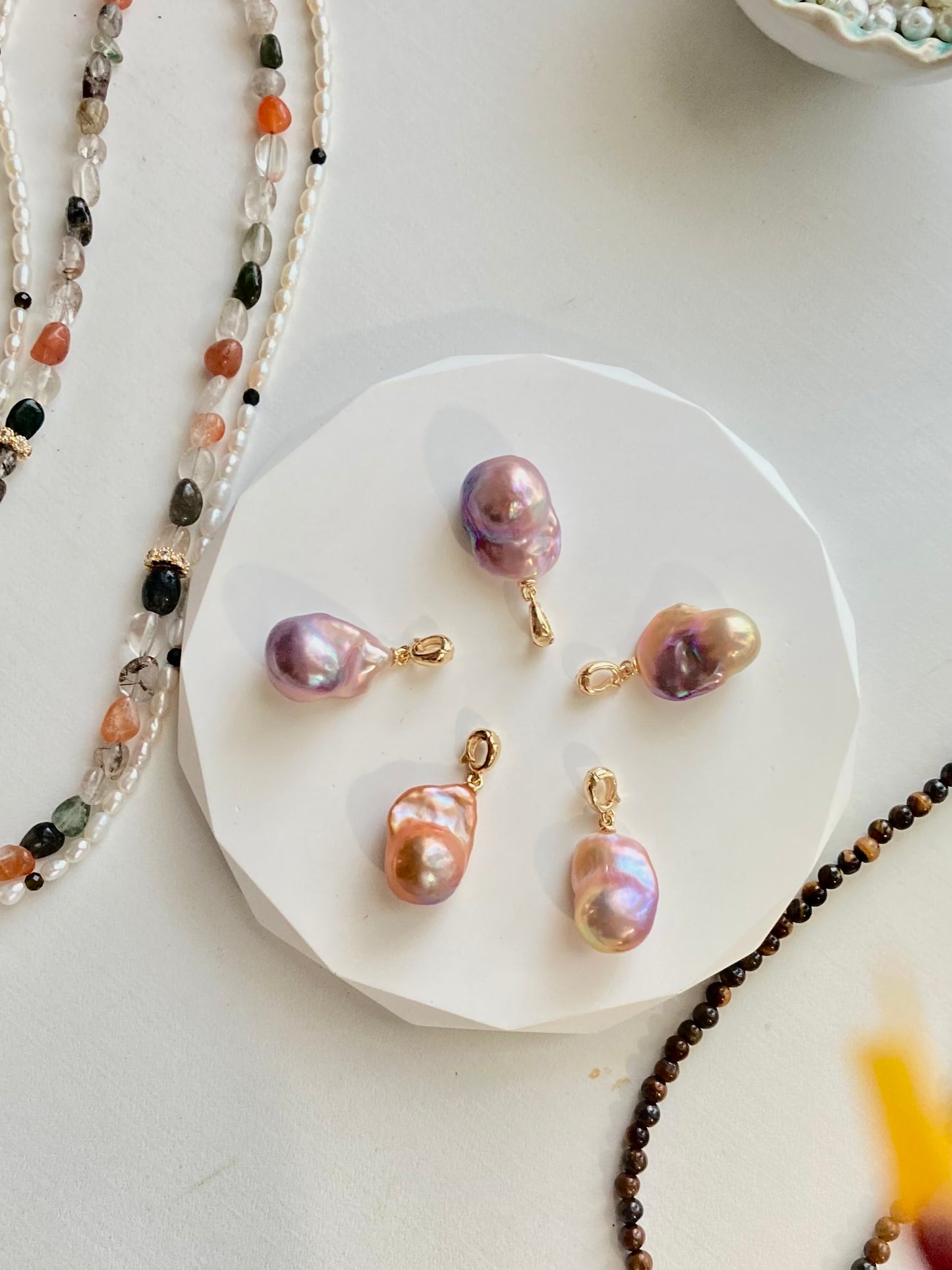 Rainbow Baroque Pearl Pendant
