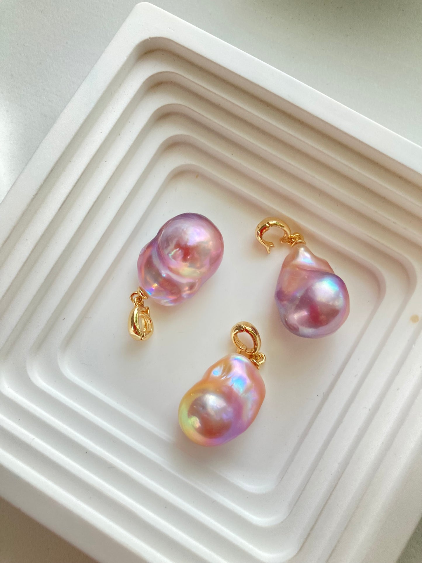 Rainbow Baroque Pearl Pendant