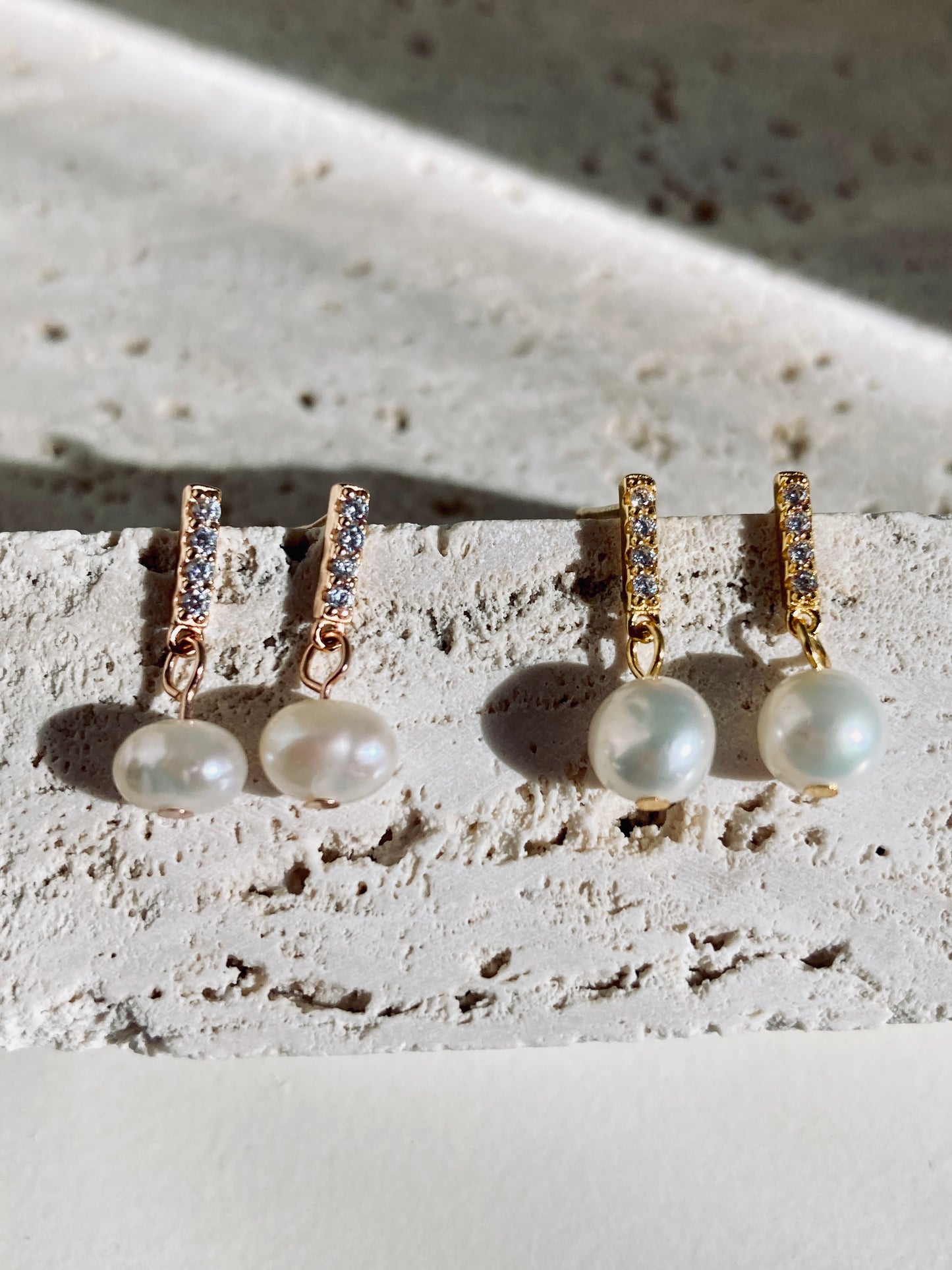 Pearl earrings