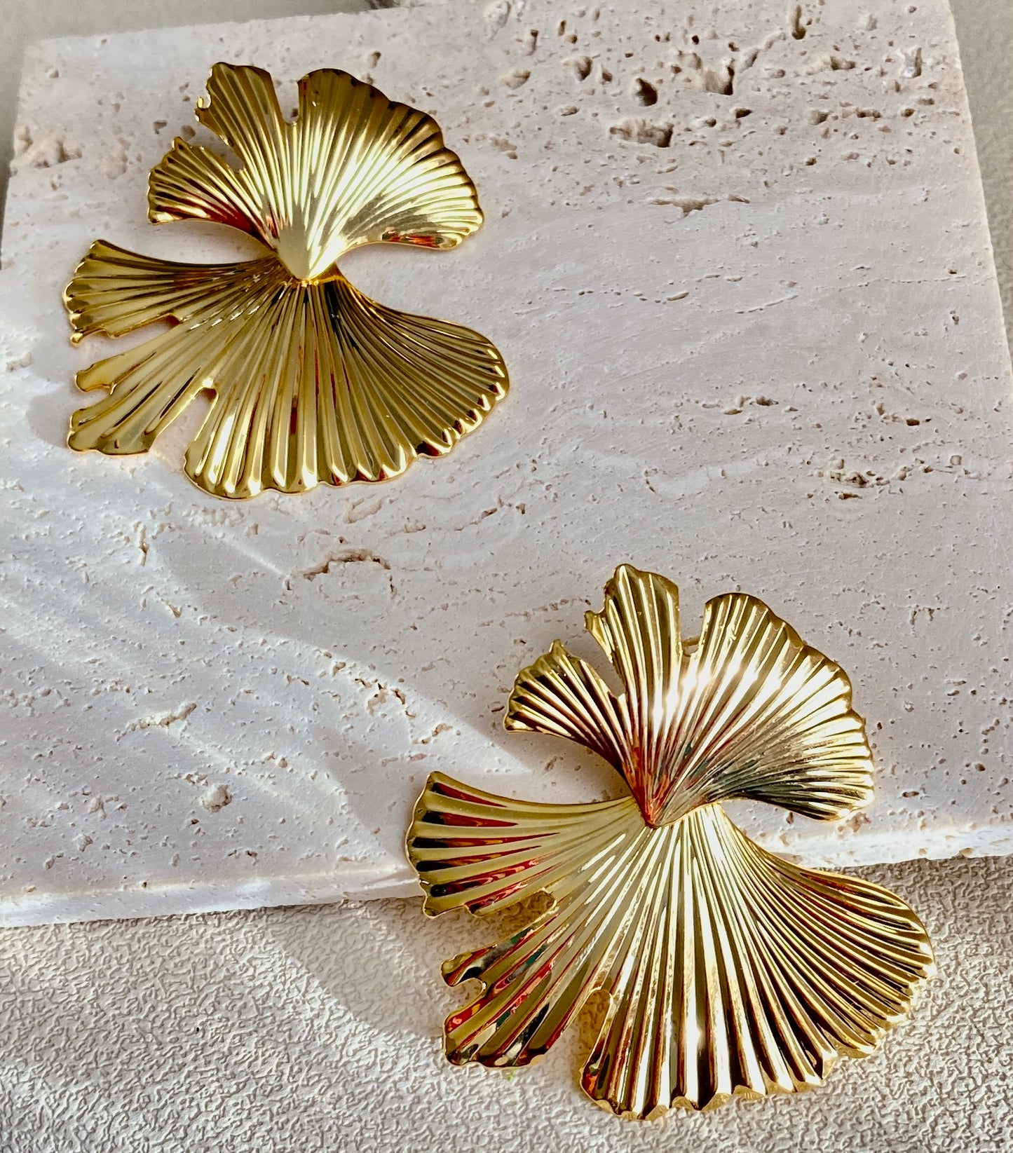 Ginkgo Leaf Earrings