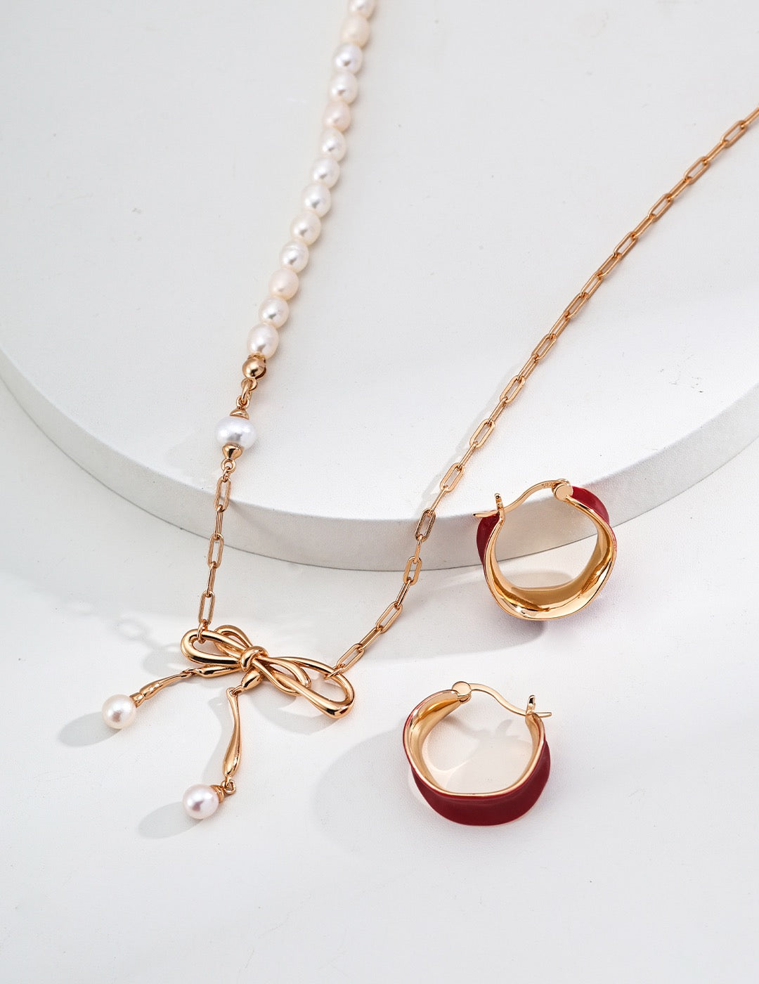 Sterling Silver and Pearl Necklace