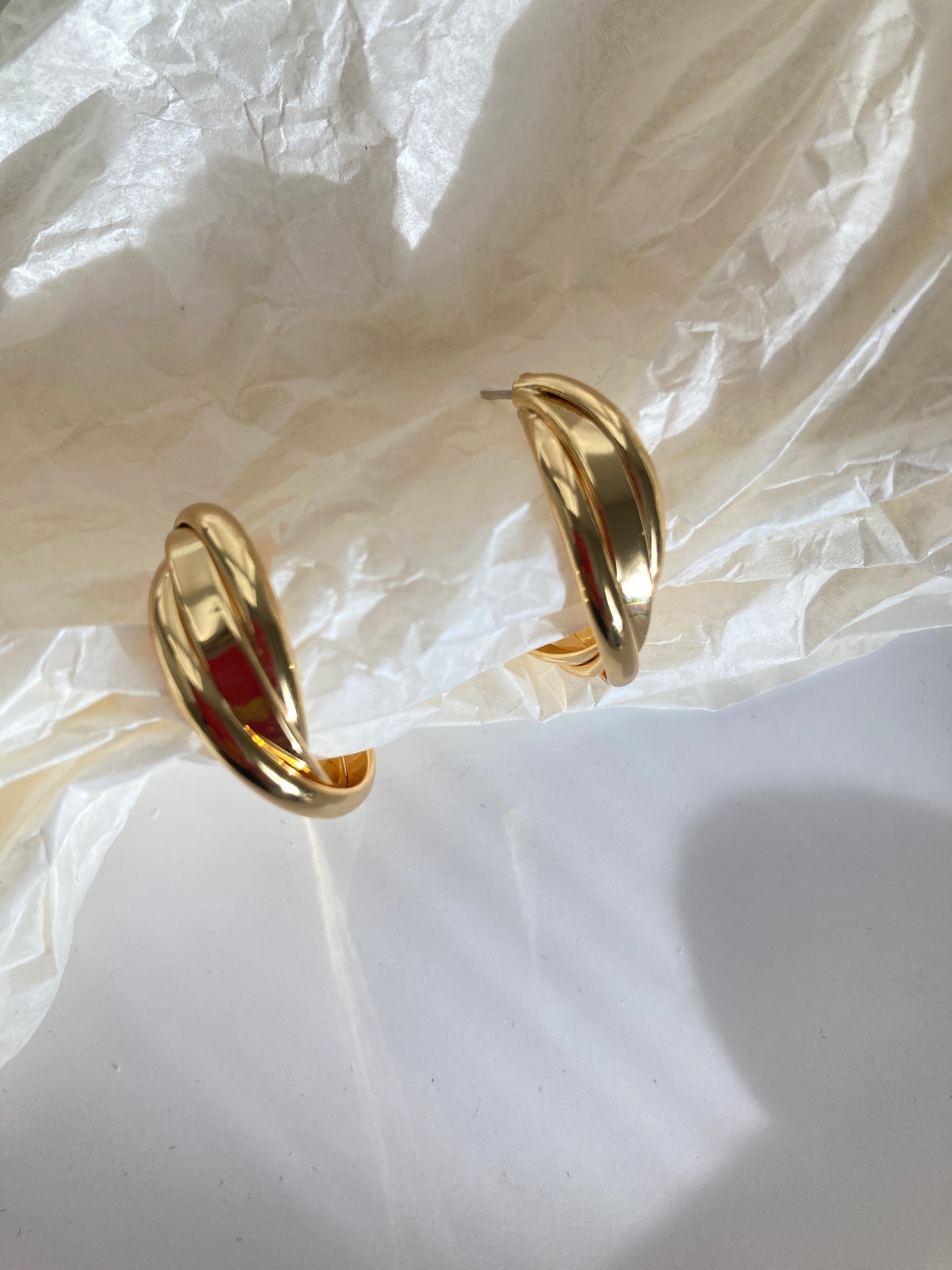 Little C Hoop Earrings