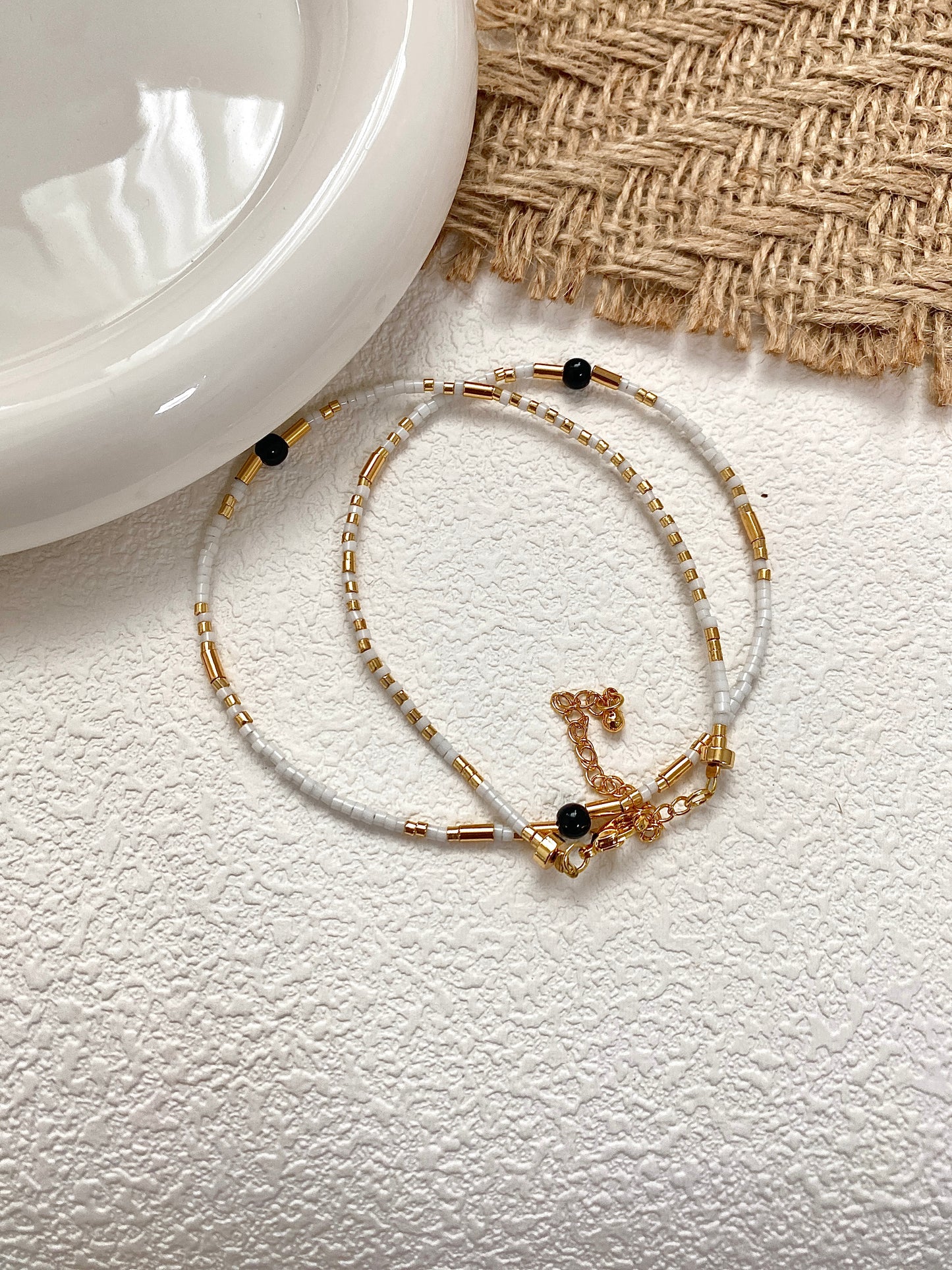 Minimalist Beaded Necklace