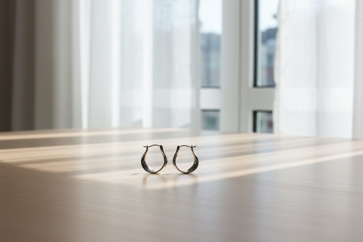 Minimalist S925 Sterling Silver Earrings