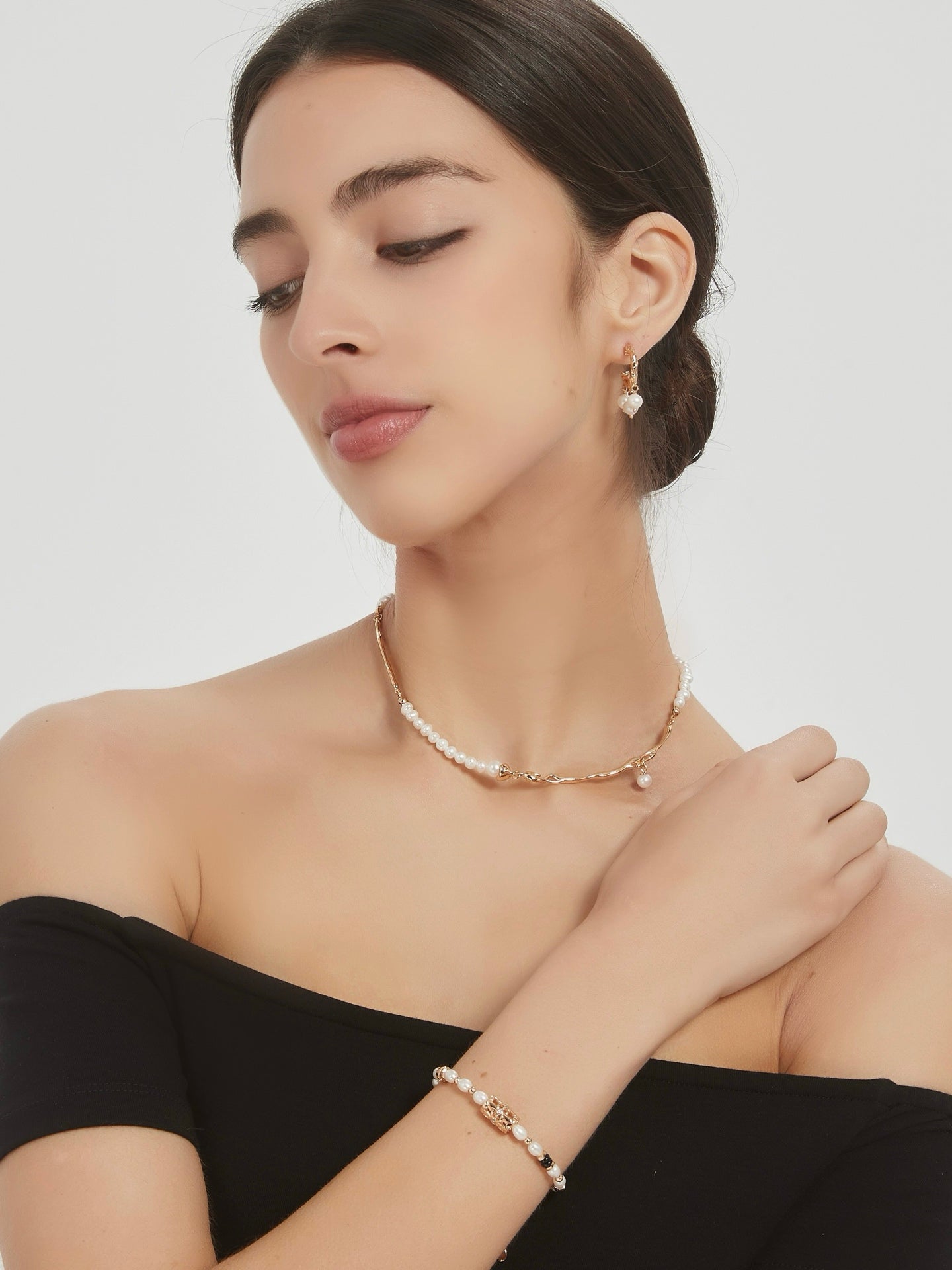 Sterling Silver Pearl Necklace