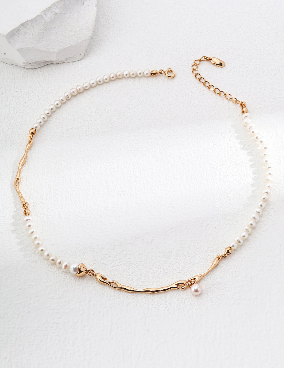 Sterling Silver Pearl Necklace