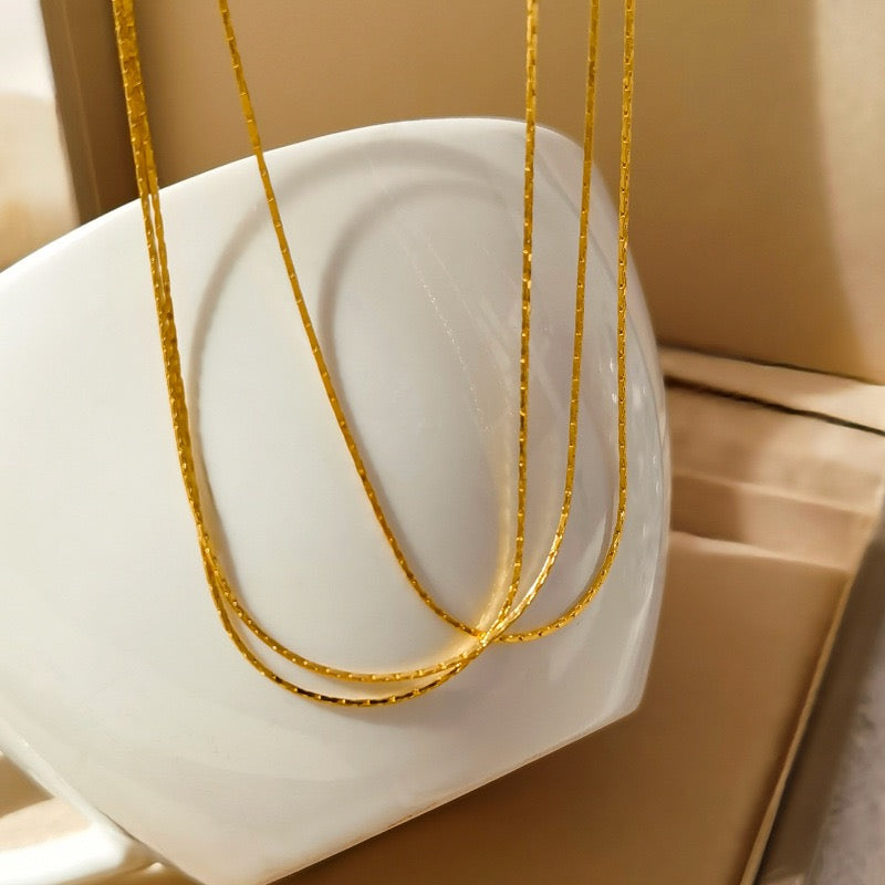 Multi Strand Chain Necklace