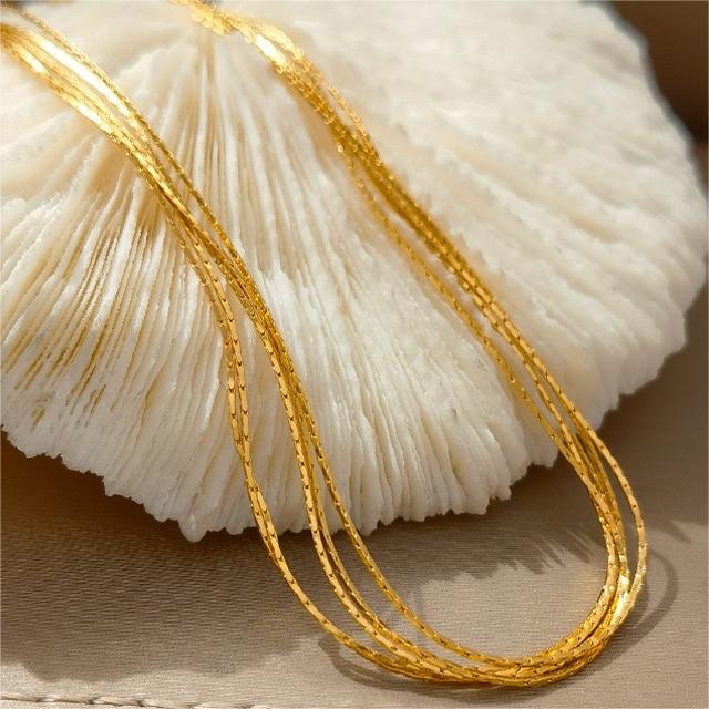 Multi Strand Chain Necklace