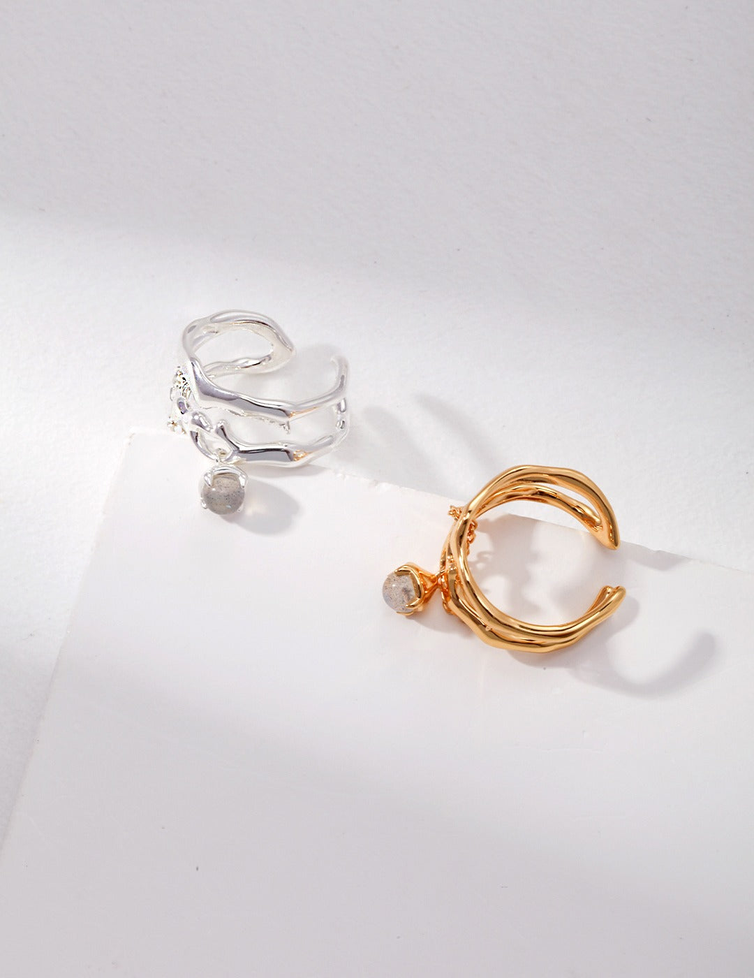 Moonstone Silver Ring