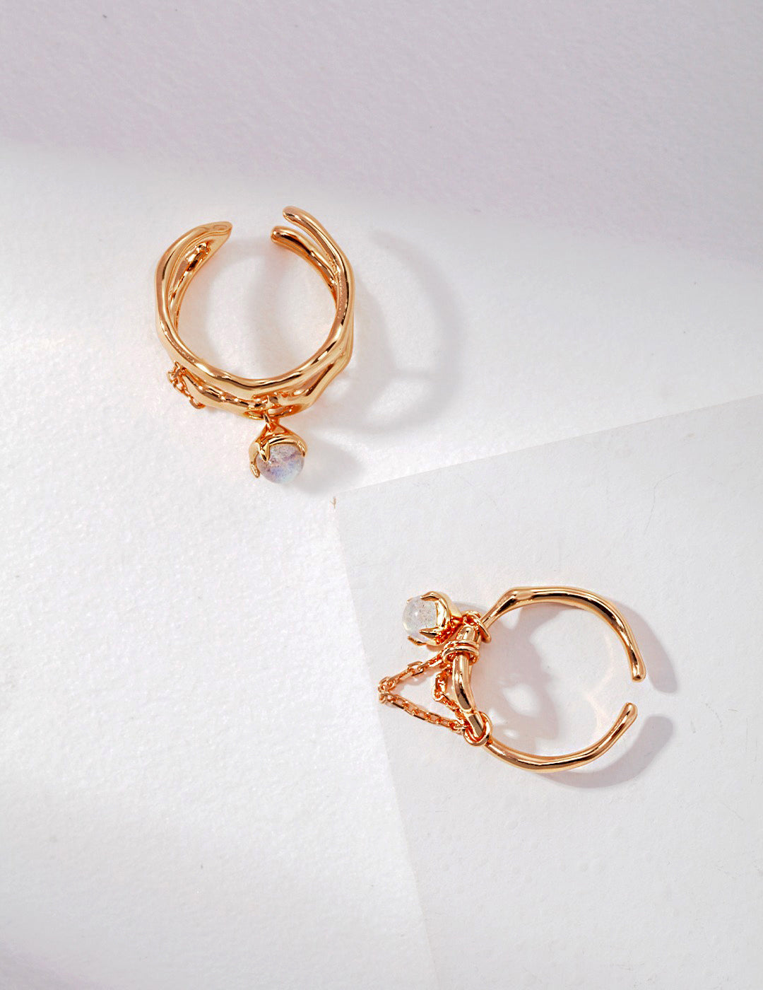 Moonstone Silver Ring
