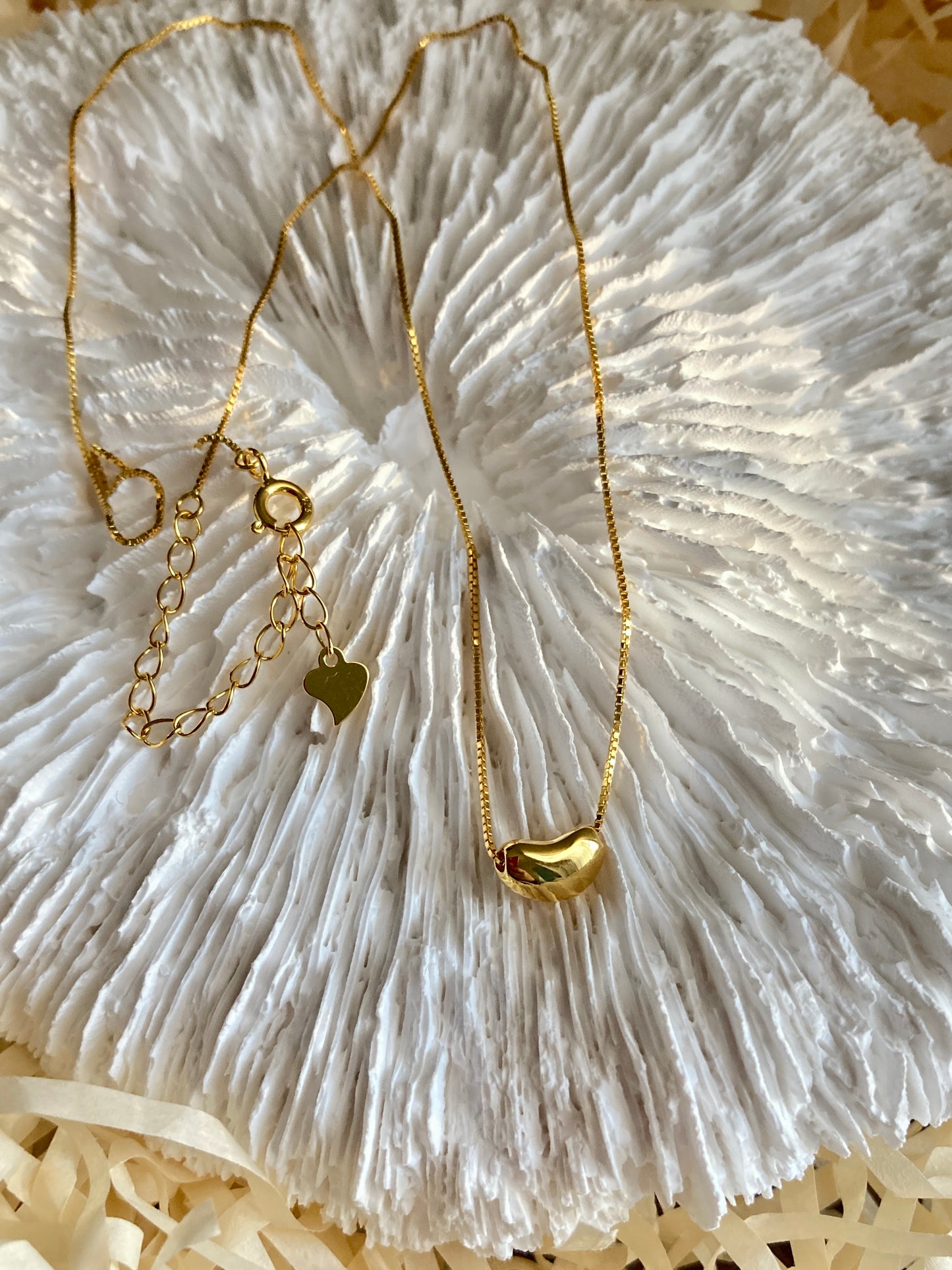 Golden Pea Necklace