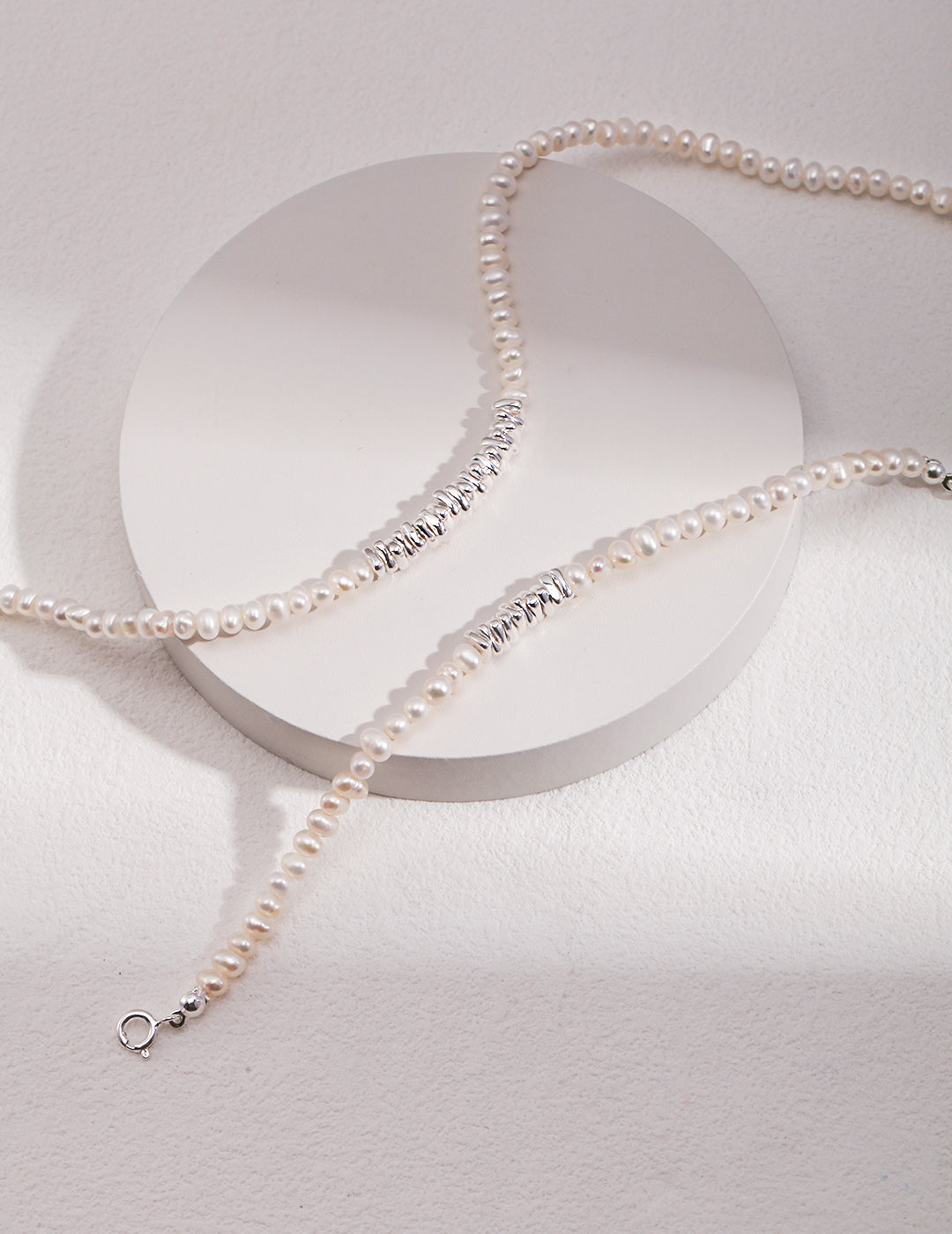 Pearl Necklace and Bracelet