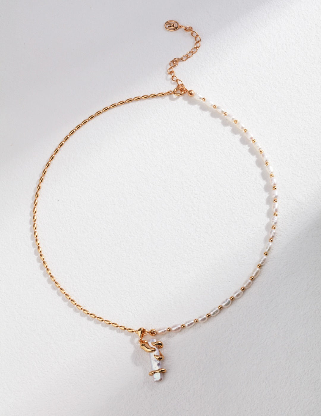 Baroque Gold Embrace Pearl Set