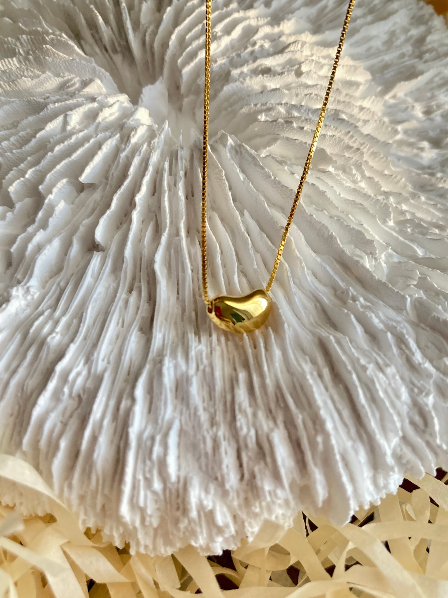 Golden Pea Necklace