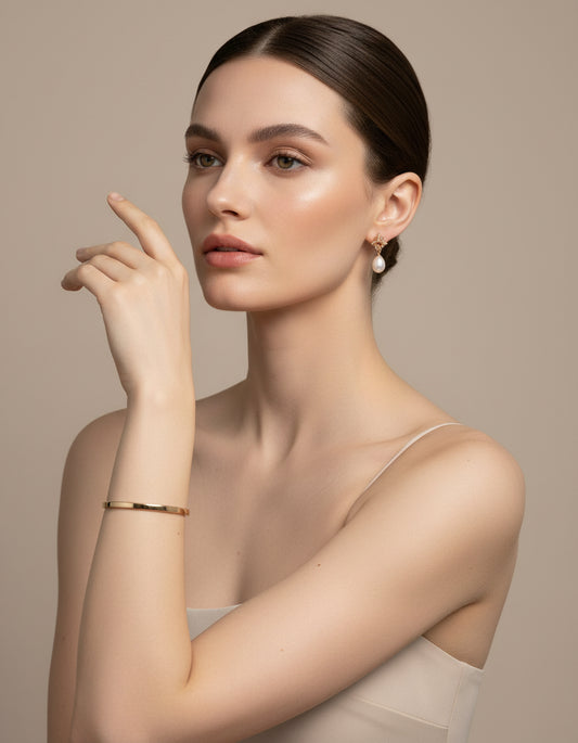 Pearl and Silver Earrings