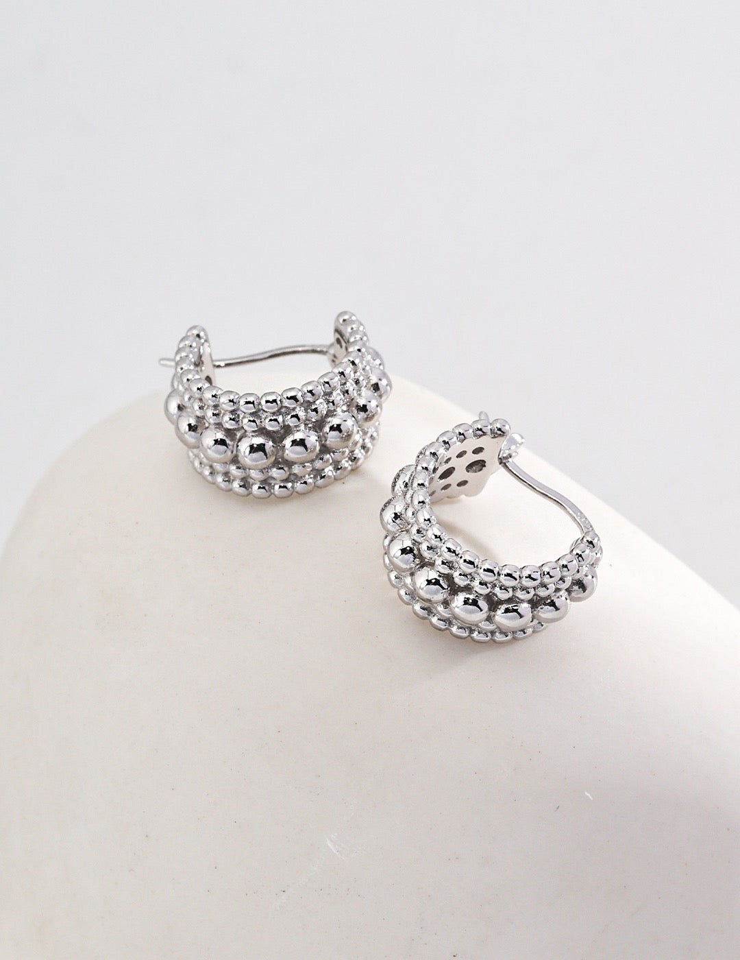 S925 Silver Hoop Earrings