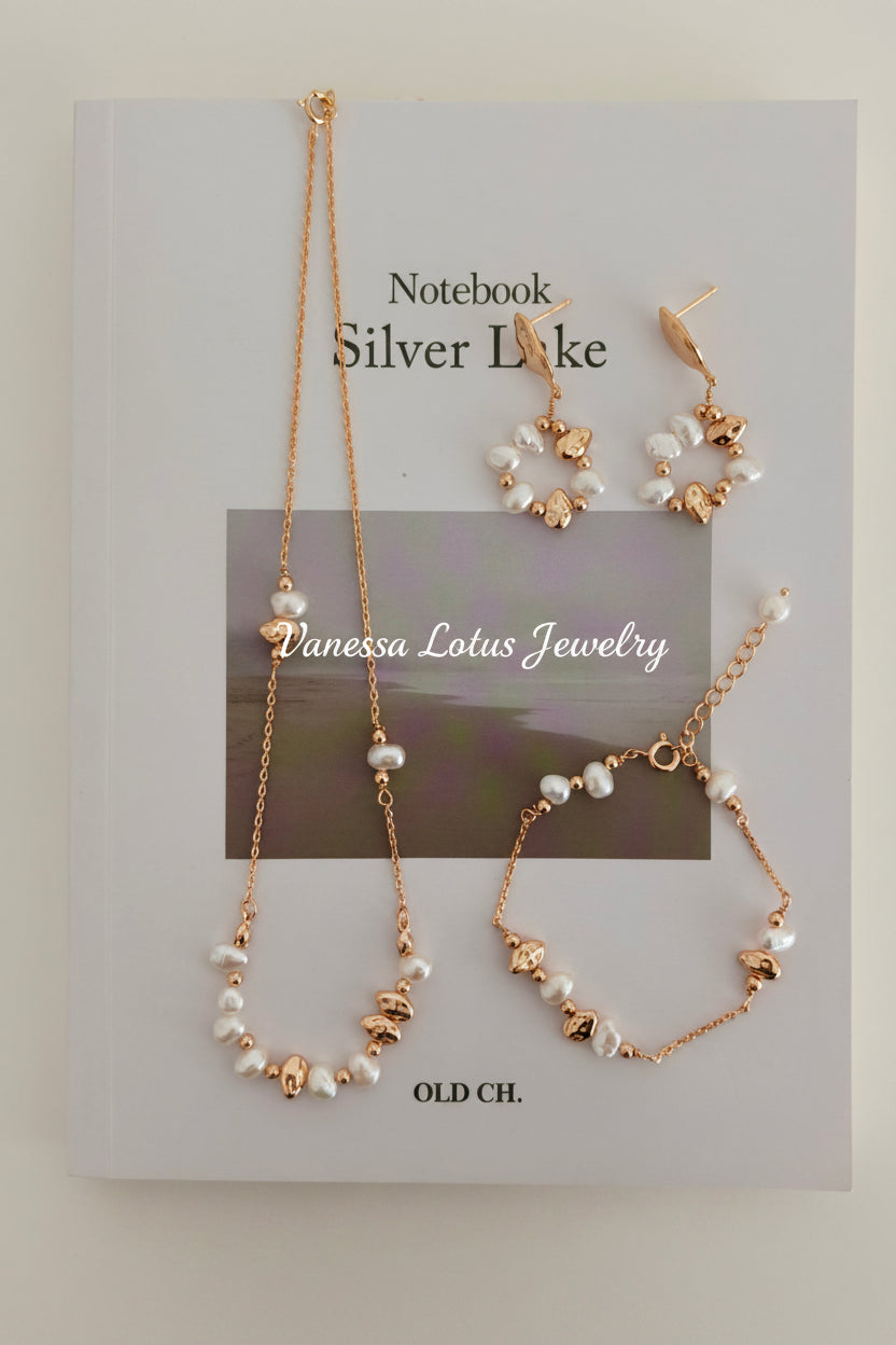 Pearl and Sterling Silver Necklace
