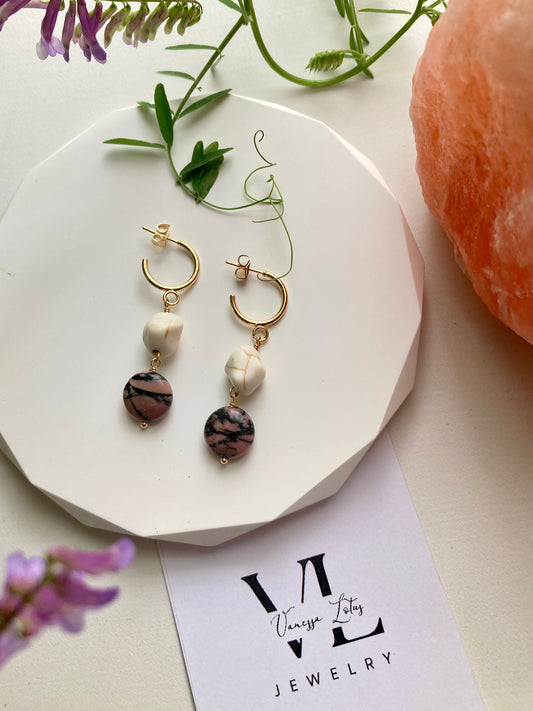 Pink Moon Earrings