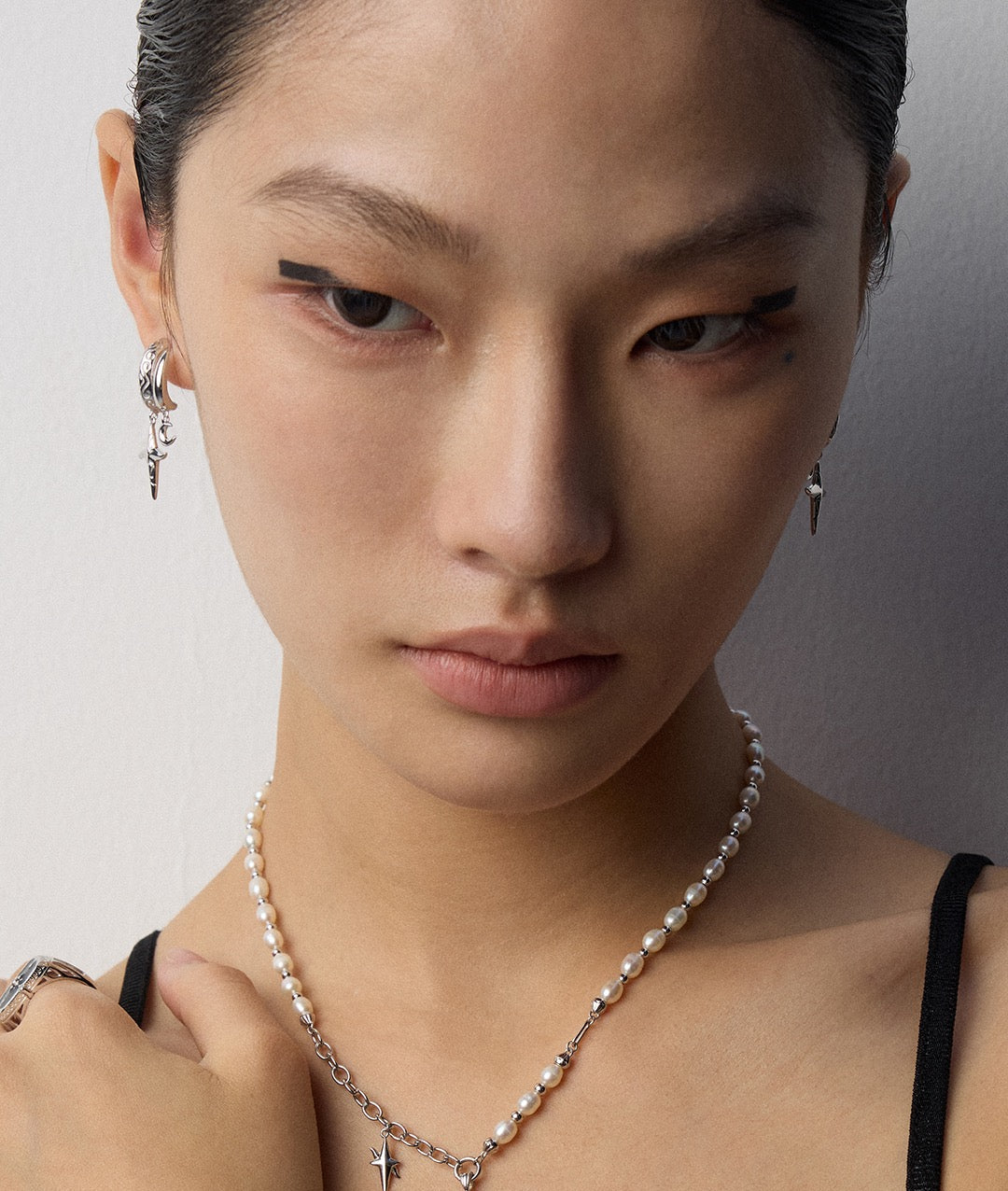 S925 Silver Moon & Star Tarot Earrings | Vintage Celestial Jewelry