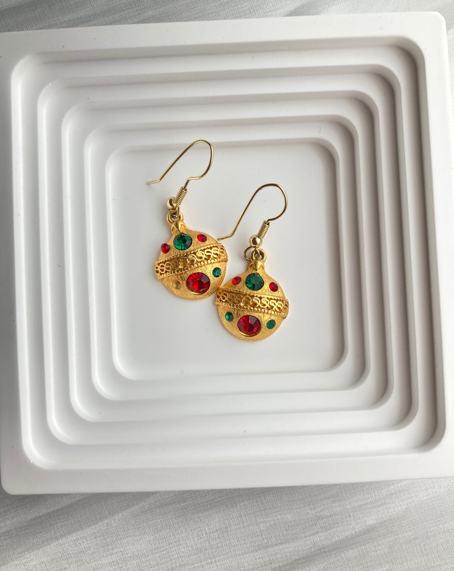 Gold Planet Earrings