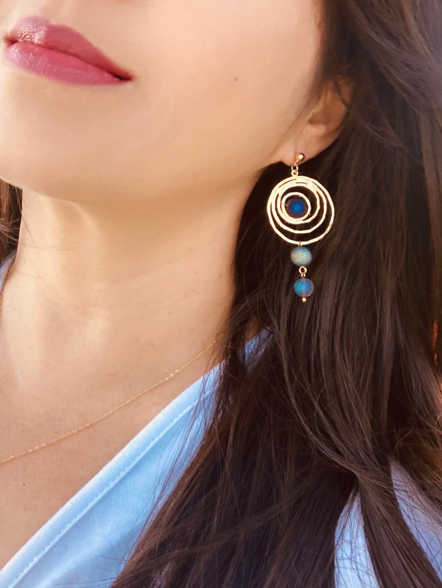 Blue Planet Earrings