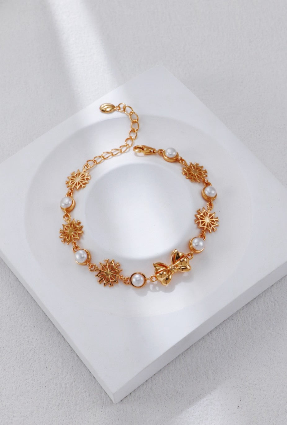 Christmas necklace and earrings