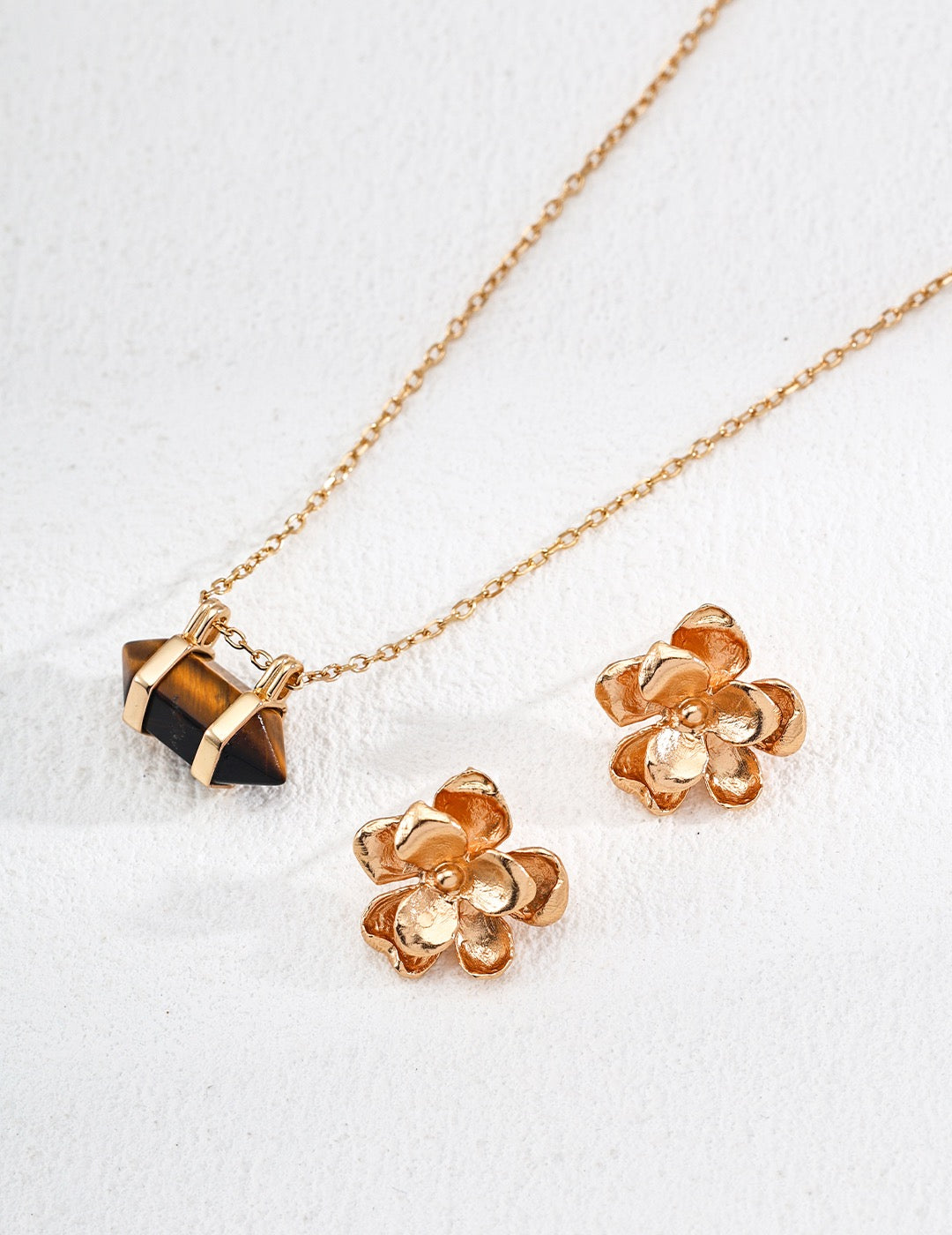 Golden Prism Tiger’s Eye Necklace
