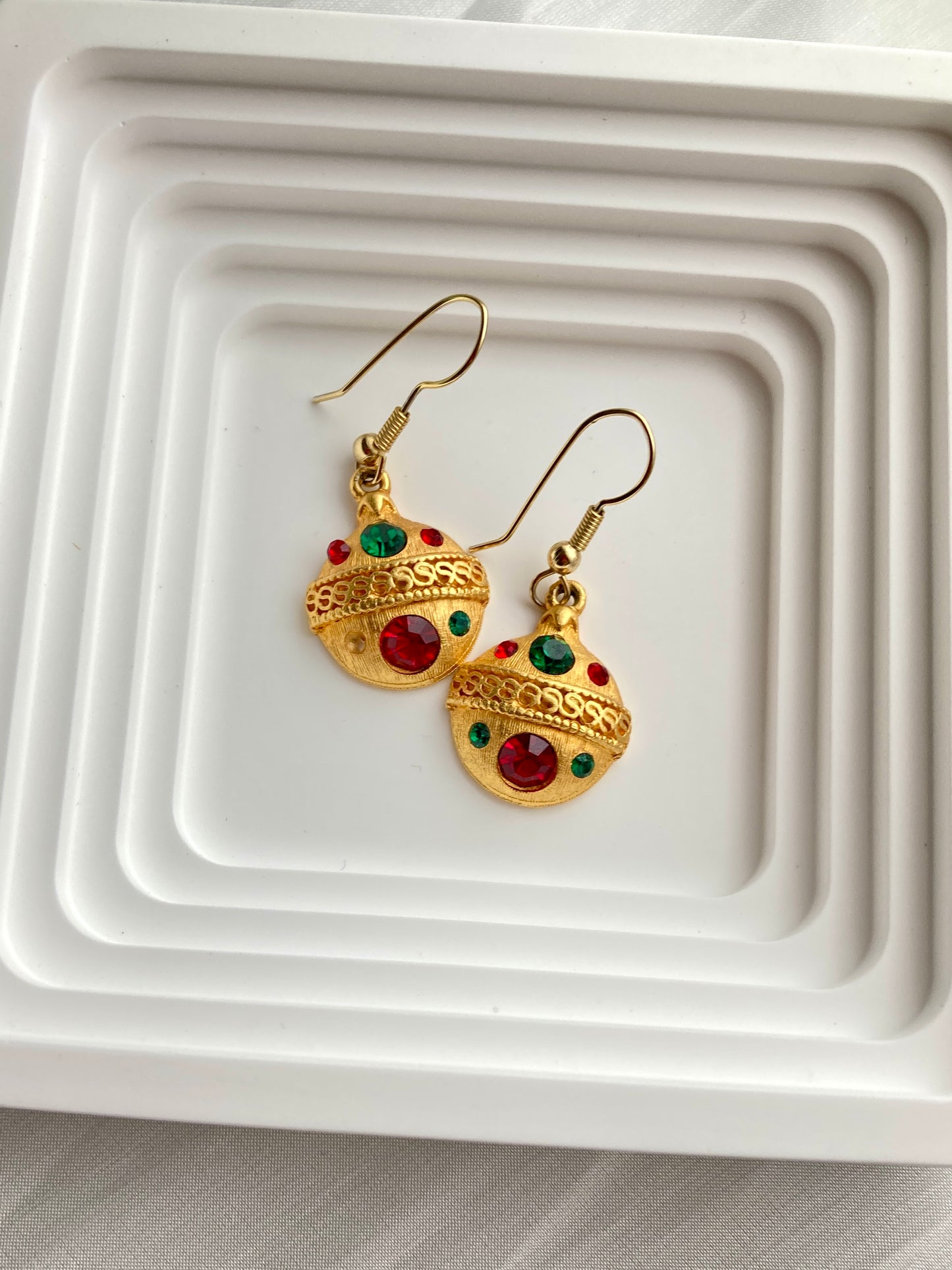Gold Planet Earrings