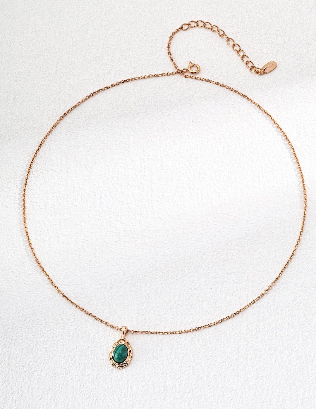 Malachite / Tiger’s Stone Sterling Silver Necklace