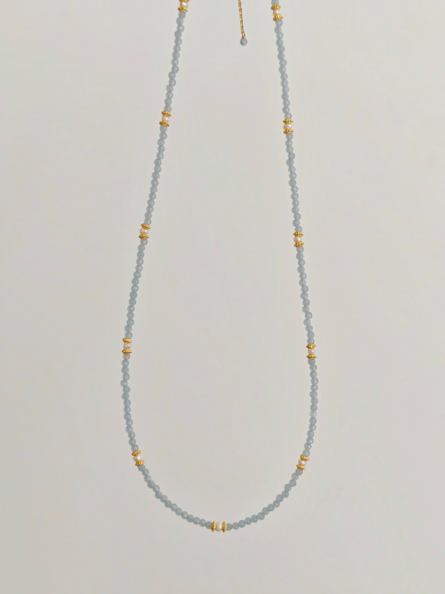 Celeste Cat’s Eye Beaded Necklace