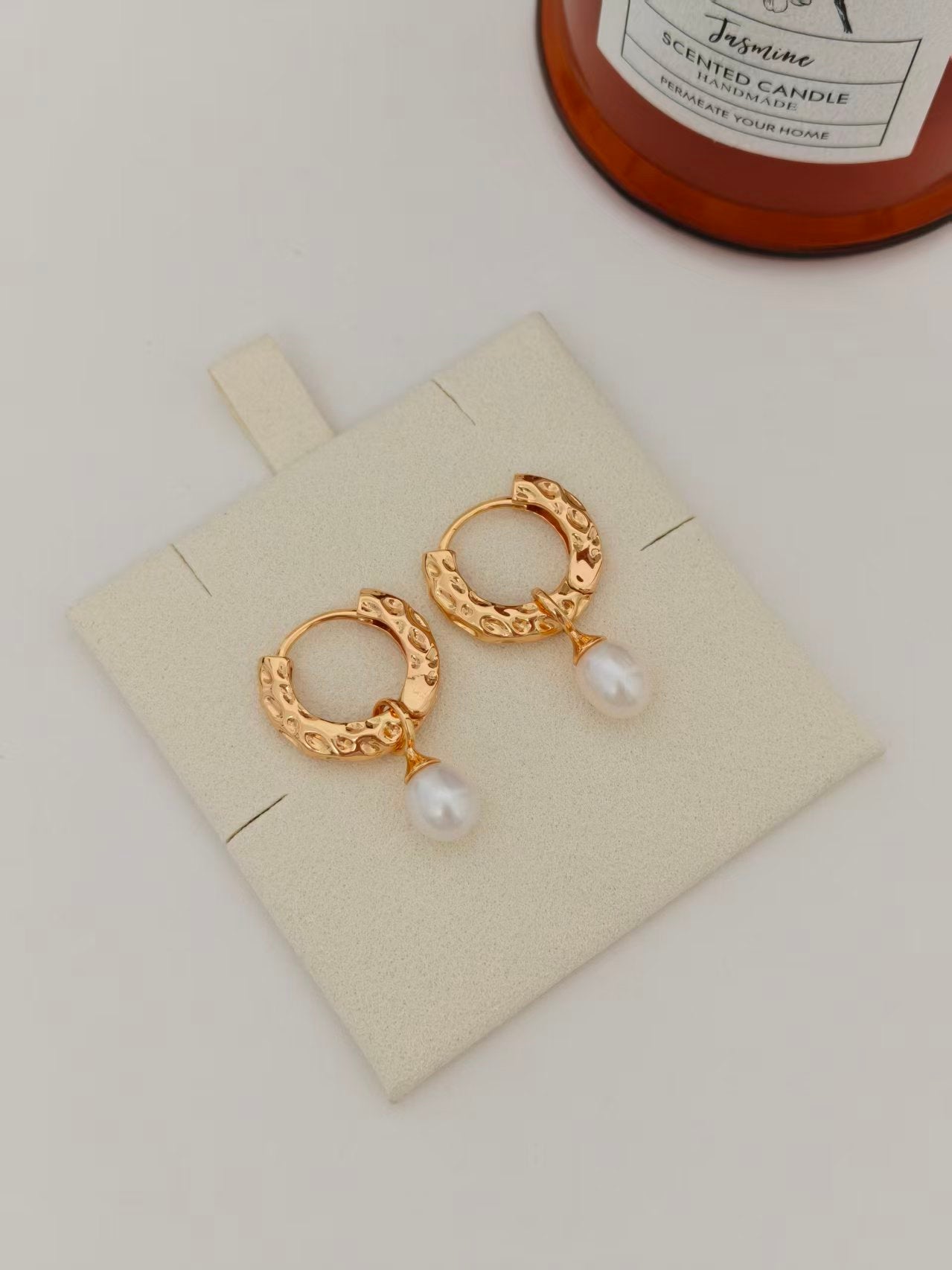 Vintage Natural Pearl Silver Earrings | Pendant Removable Earrings