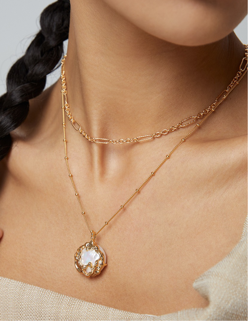 Tide Baroque Pearl Necklace