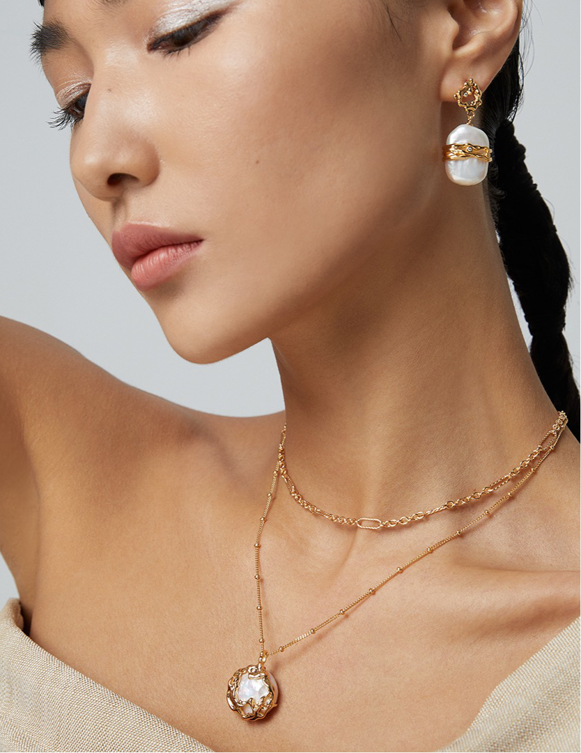 Tide Baroque Pearl Necklace