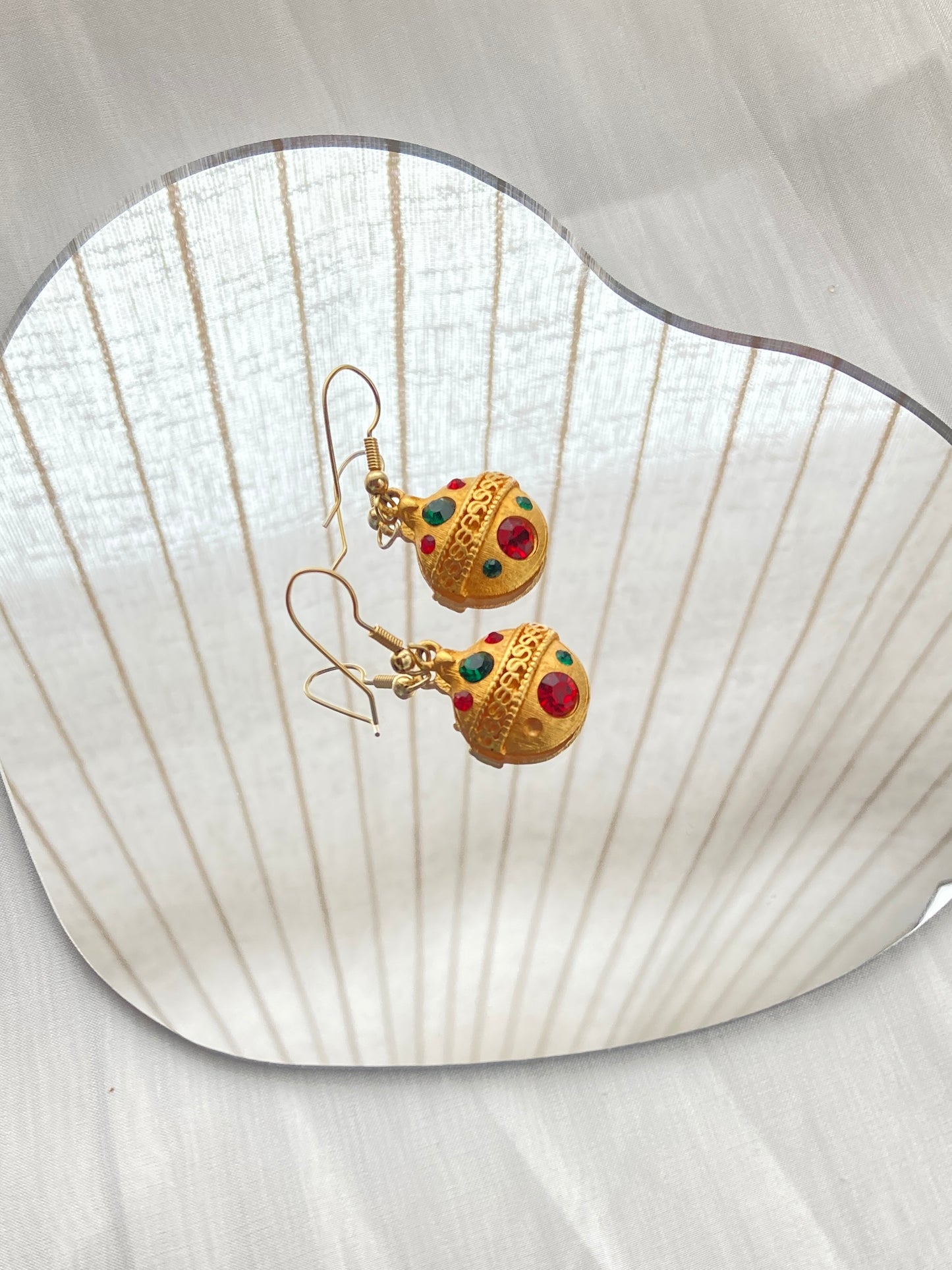 Gold Planet Earrings