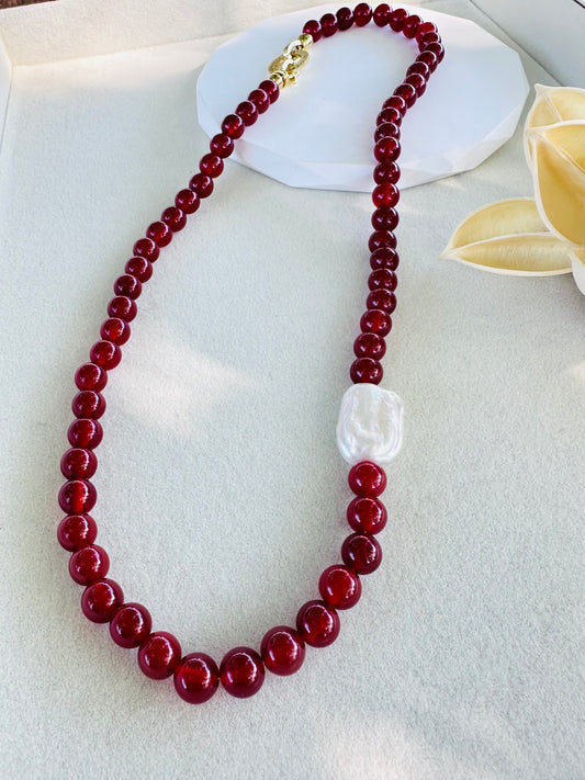Red Agate Necklace
