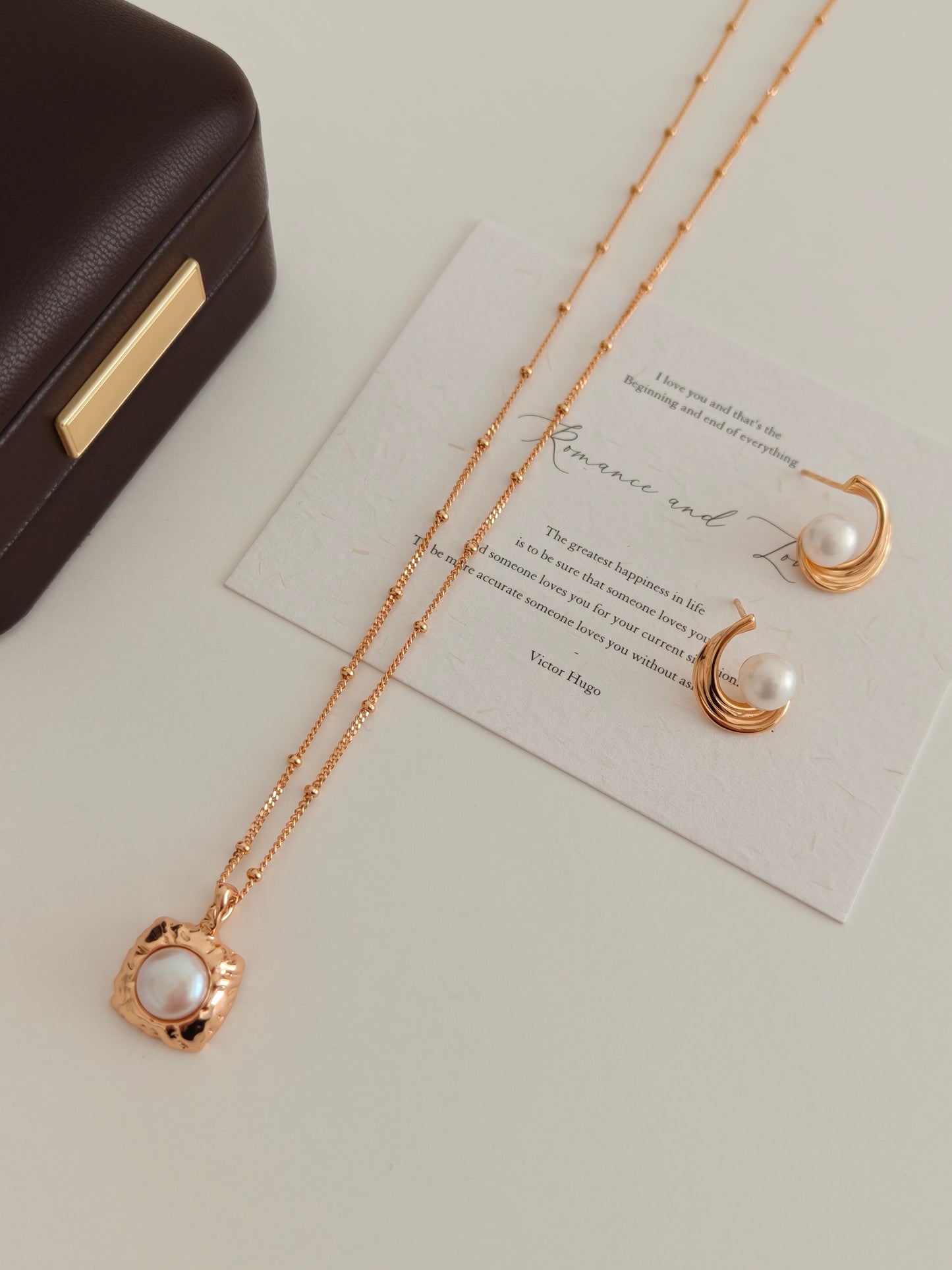 Moonlight Pearl Studs