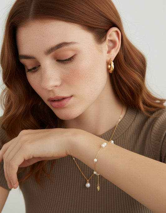 Minimalist Pearl Bracelet