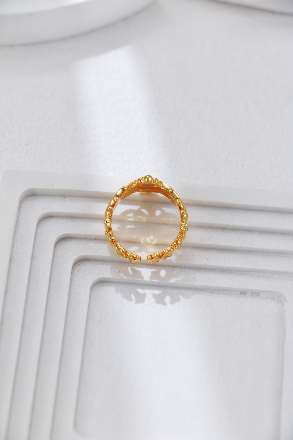 Vintage Flower Sterling Silver Ring
