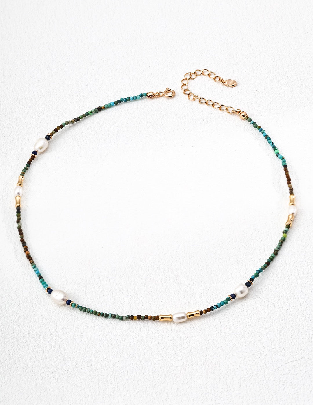 Vintage Gemstone & Pearl Jewelry Set – S925 Silver Bracelet & Necklace