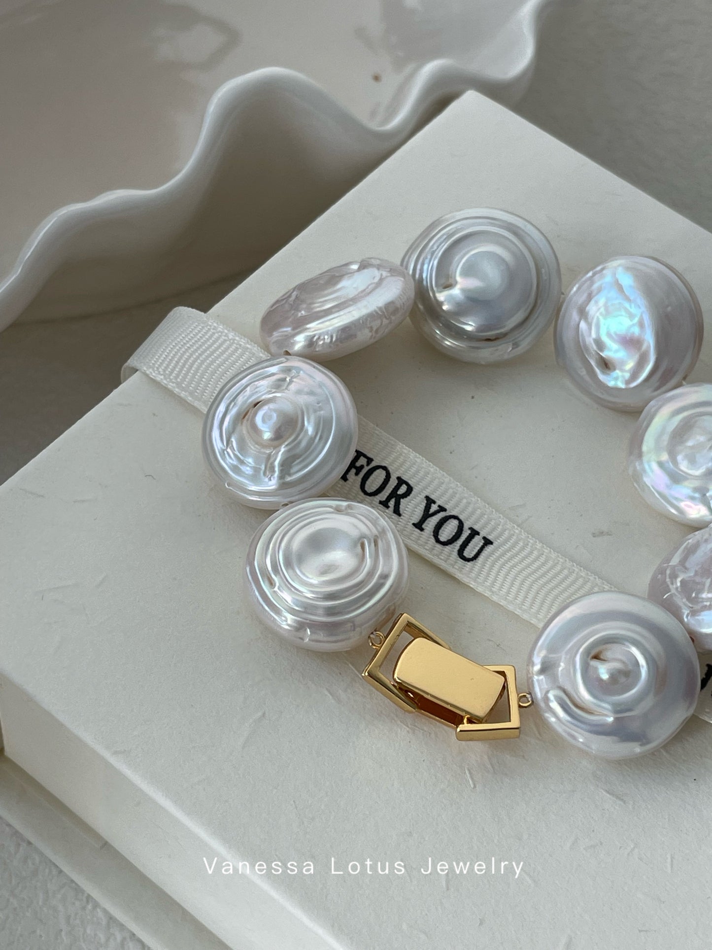 Rome Holiday Pearl Bracelet