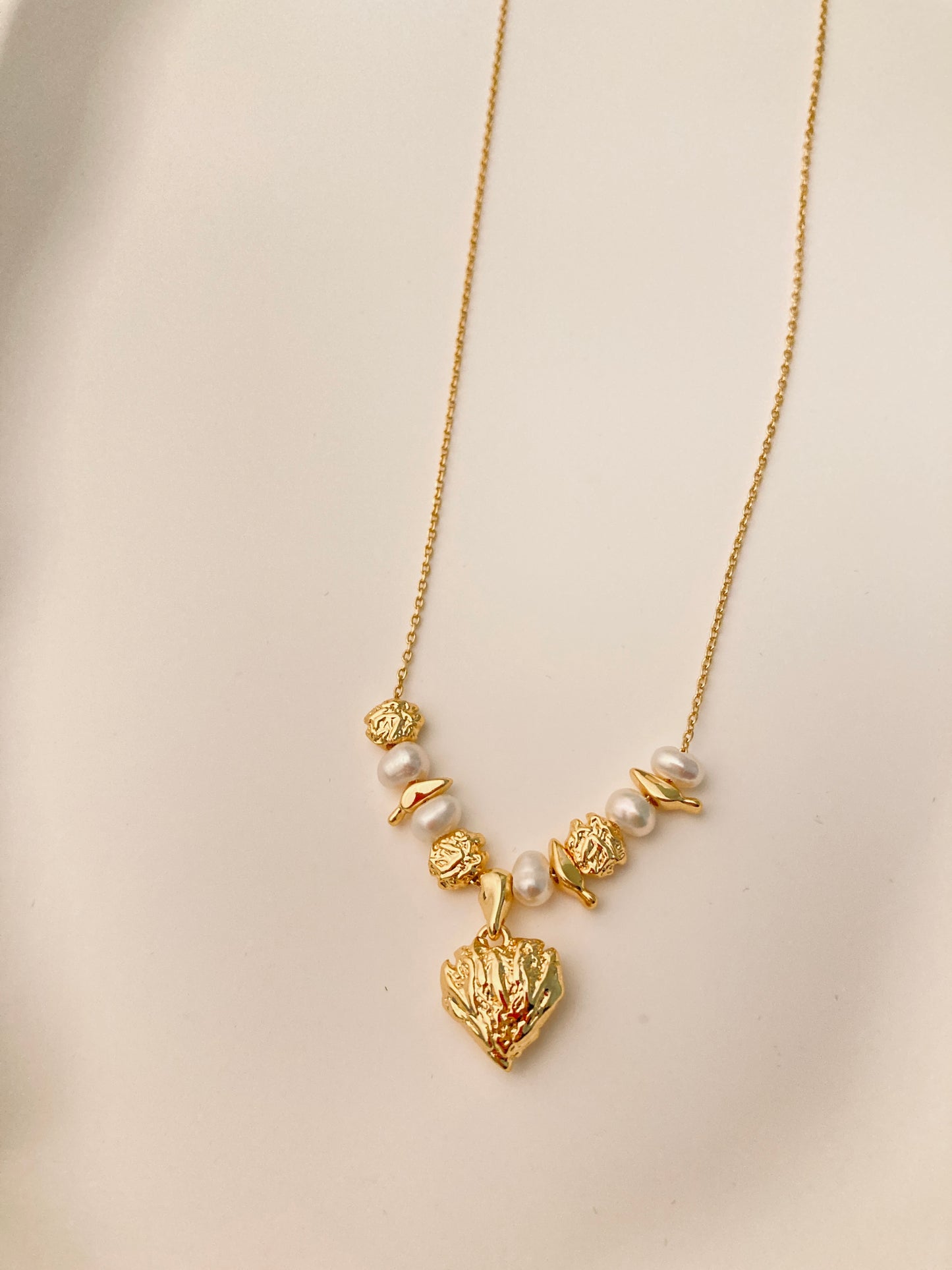 Golden Heart Necklace