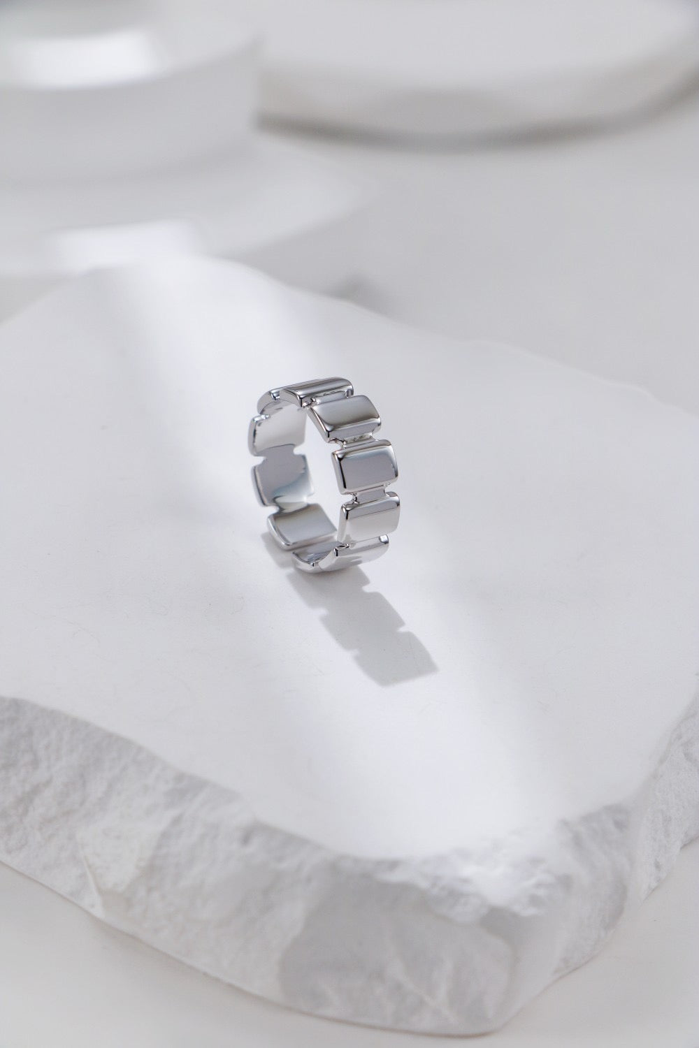 Stripes Sterling Silver Ring