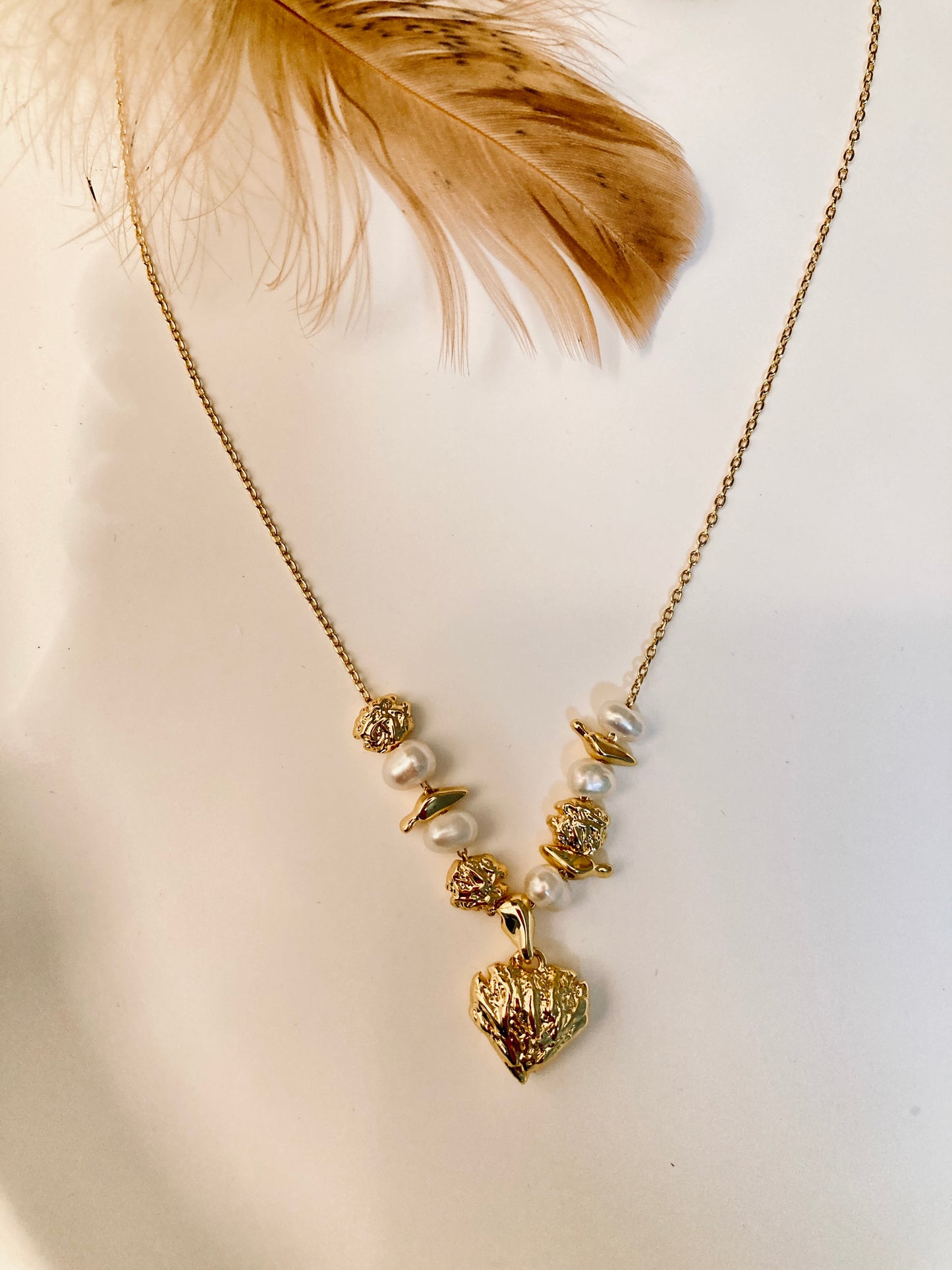 Golden Heart Necklace