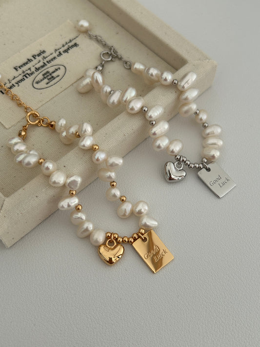 Eternal Luck Pearl Bracelet
