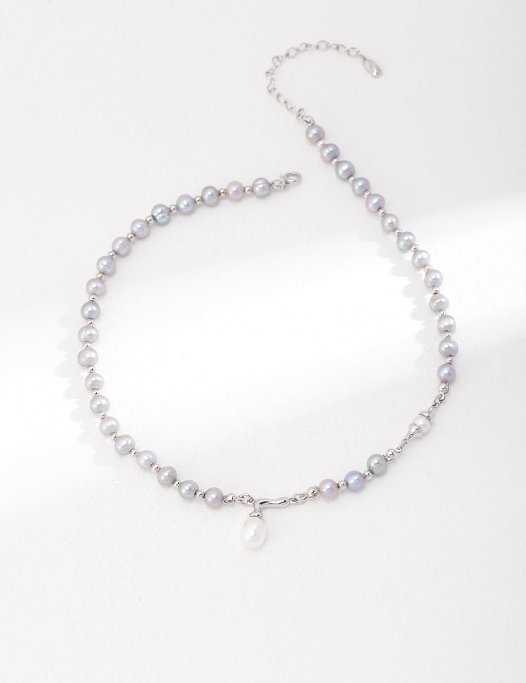 Gray Pearl Necklace