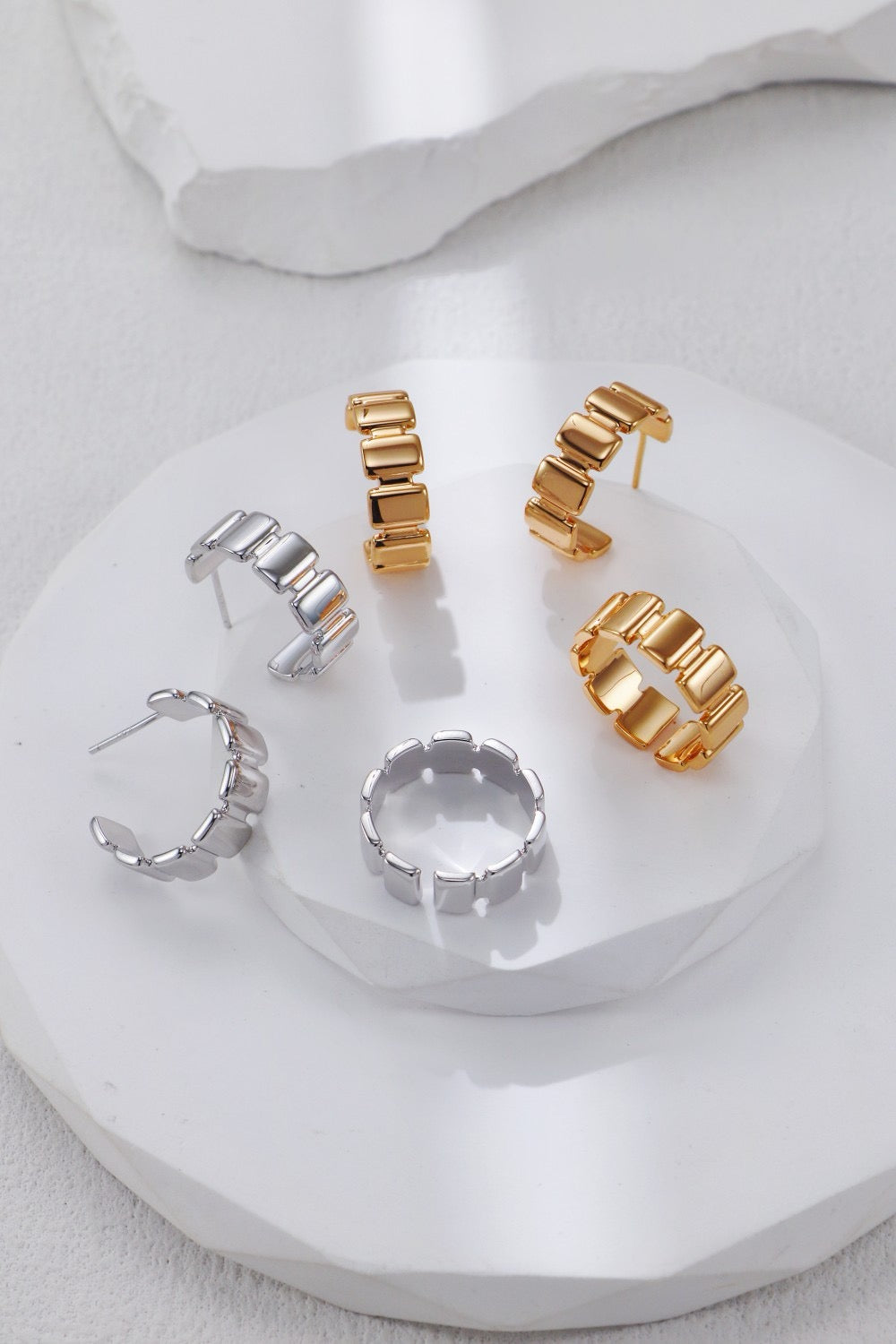 Stripes Sterling Silver Ring