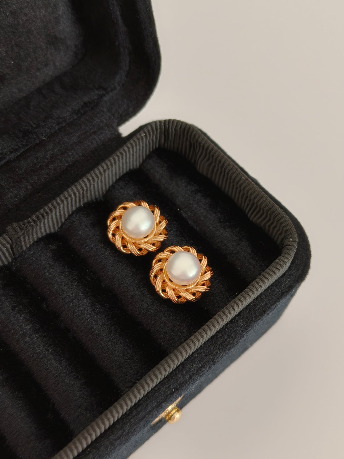 Sunflower Pearl Studs