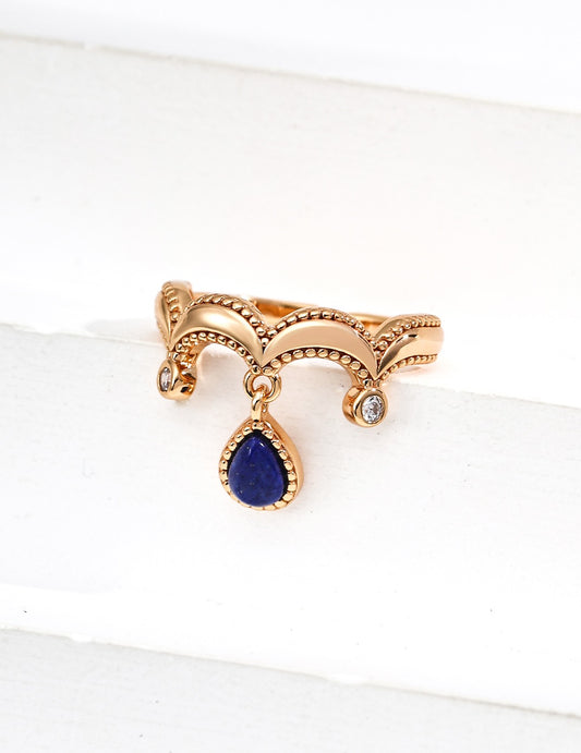 Celestial Harmony Lapis Lazuli Ring