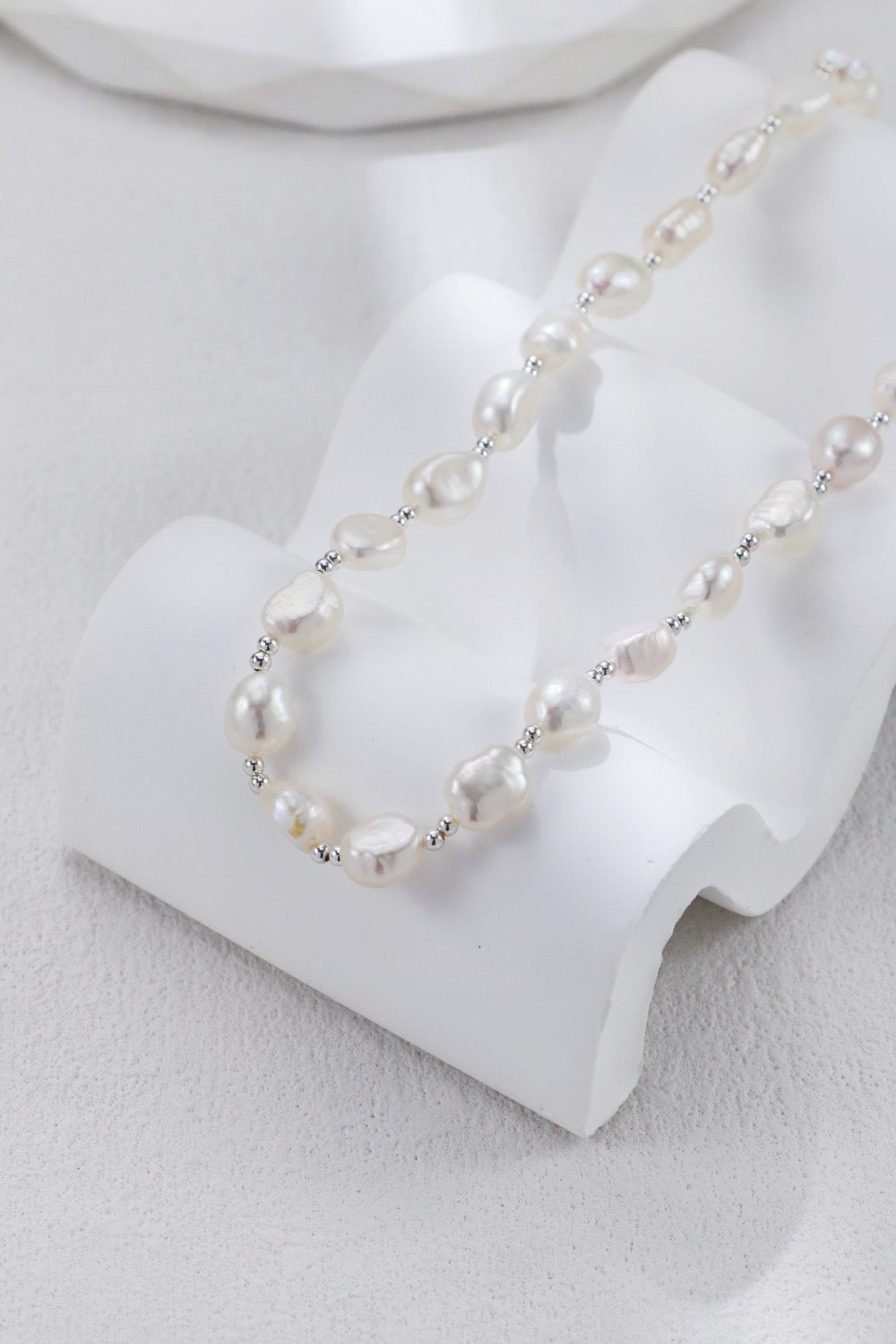Sterling Silver Pearl Necklace