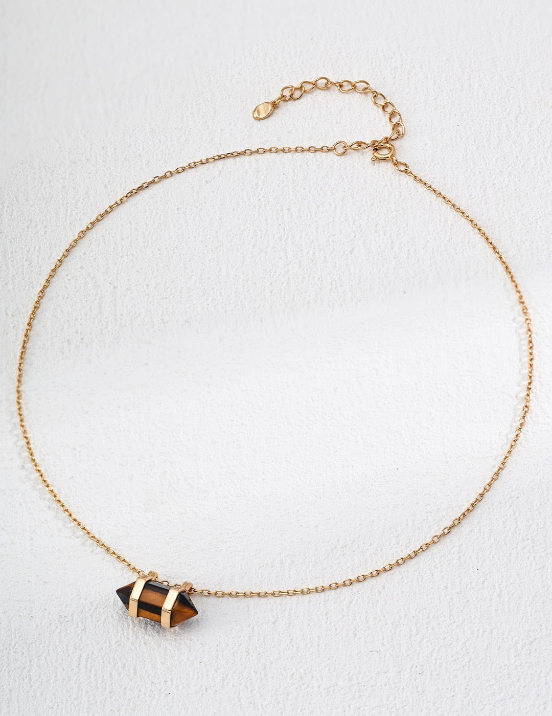 Golden Prism Tiger’s Eye Necklace